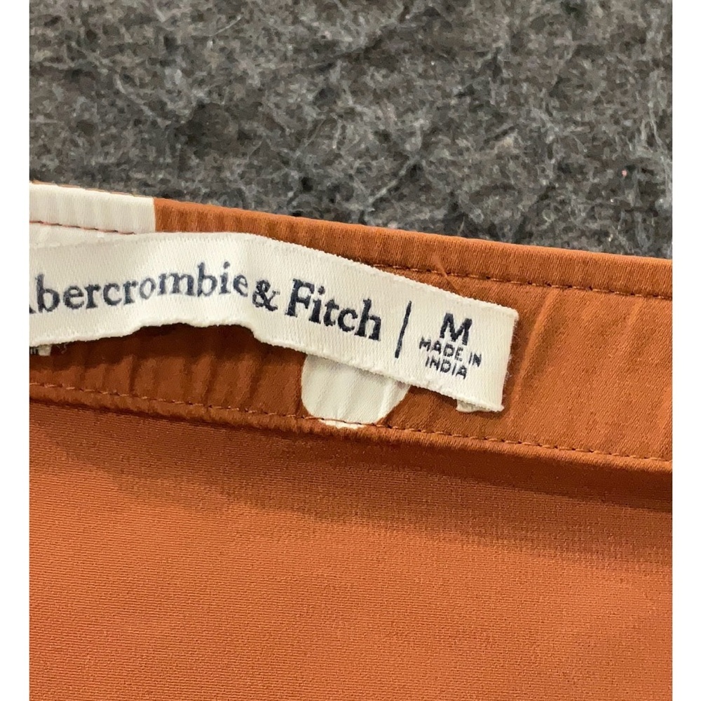 Abercrombie & Fitch Rust Polka Dot Midi Skirt - Picture 3 of 4